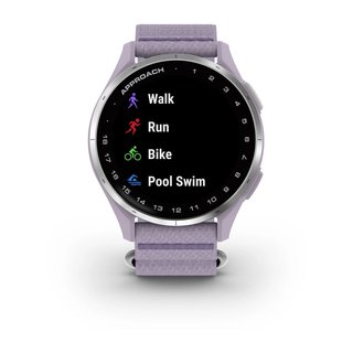Garmin Approach J1 montre GPS junior, lilas/aluminium argenté