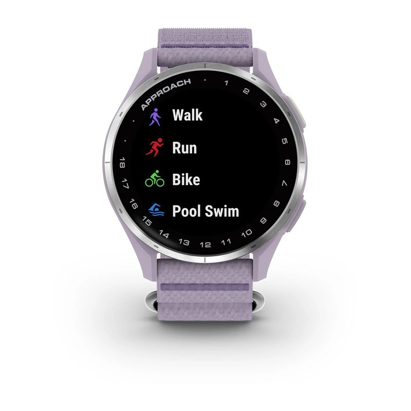 Garmin Approach J1 montre GPS junior, lilas/aluminium argenté