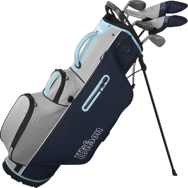 Wilson Ultra HL ladies half set, LRH + stand bag (W5, hyb5, I #7/9/SW-SW+ Putt + Bag - C/Box, brown)
