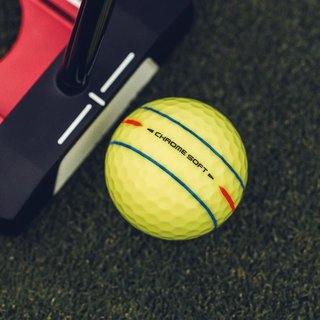 Callaway Chrome Soft 26 360 Triple Track balles de golf, jaunes