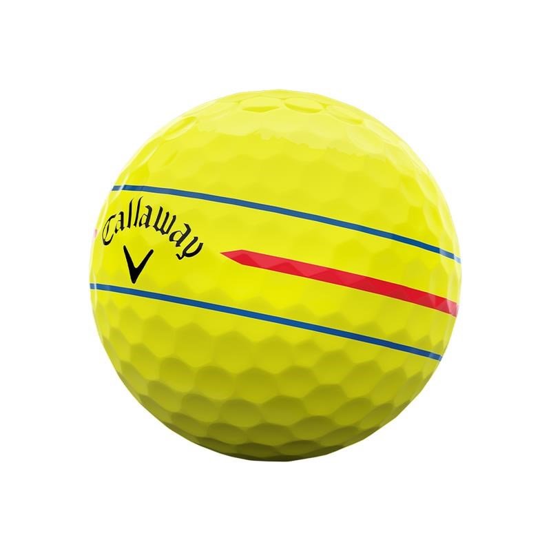 Callaway Chrome Soft 26 360 Triple Track balles de golf, jaunes