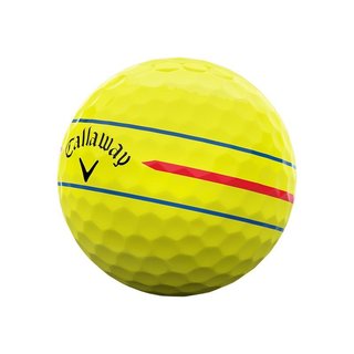 Callaway Chrome Soft 26 360 Triple Track balles de golf, jaunes