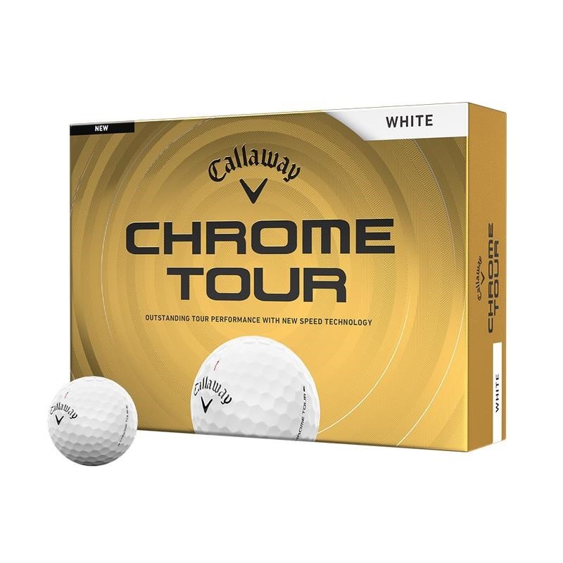 Callaway Chrome Tour balles de golf 2026 (12 balles)