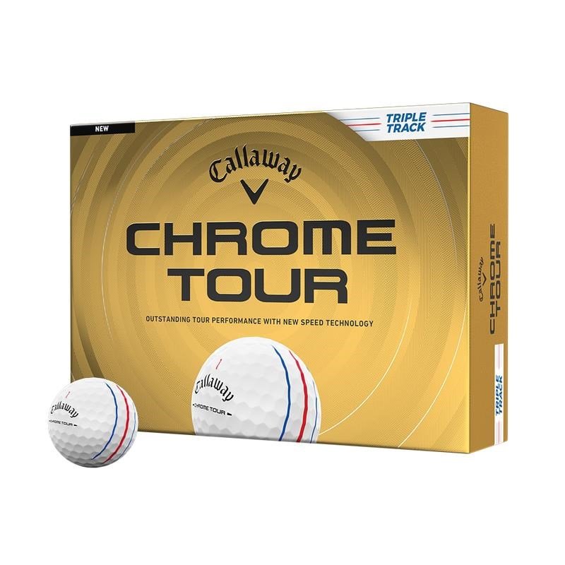 Callaway Chrome Tour Triple Track balles de golf 2026 (12 balles)
