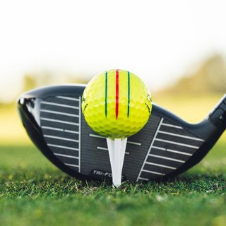 Callaway Chrome Tour Triple Track balles de golf 2026 (12 balles), jaunes