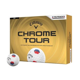Callaway Chrome Tour TruTrack Blue/Red balles de golf