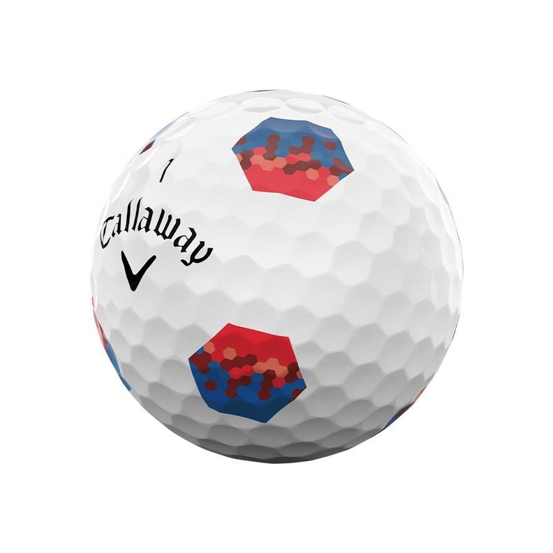 Callaway Chrome Tour TruTrack Blue/Red balles de golf