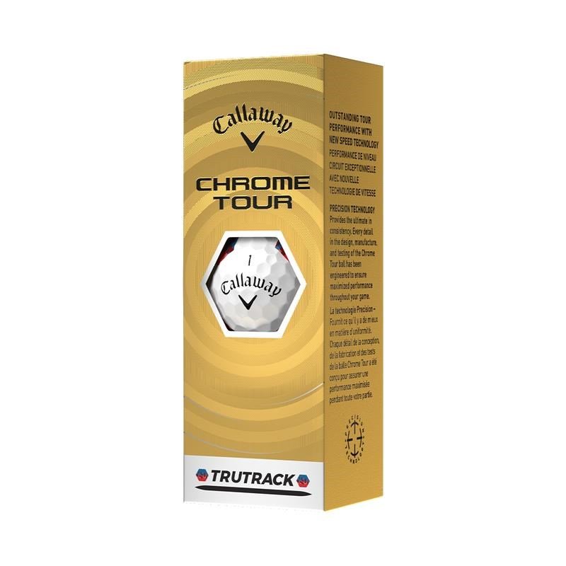 Callaway Chrome Tour TruTrack Blue/Red balles de golf
