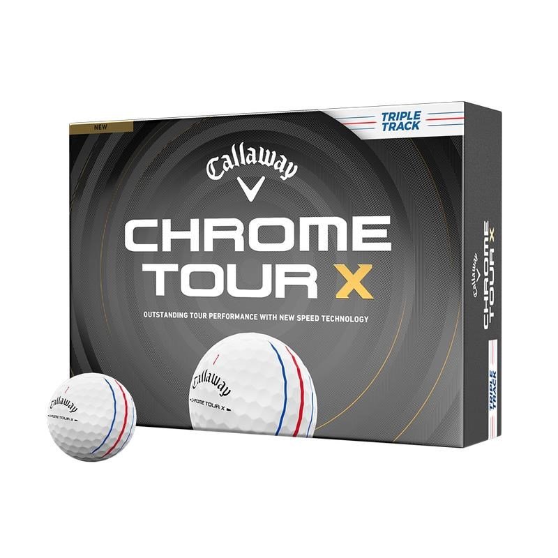 Callaway Chrome Tour X Triple Track balles de golf 2026 (12 balles)