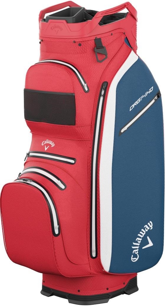 Callaway ORG 14 HD cart bag, rouge/blanc/marine