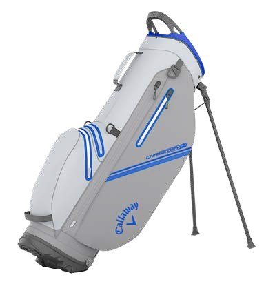 Callaway Chase Dry stand bag, blanc/argent/royal