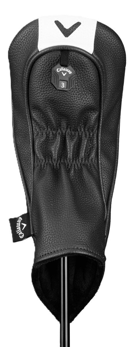 Callaway Premium Fairway Wood headcover, noir/blanc