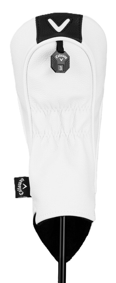 Callaway Premium Fairway Wood headcover, blanc/noir