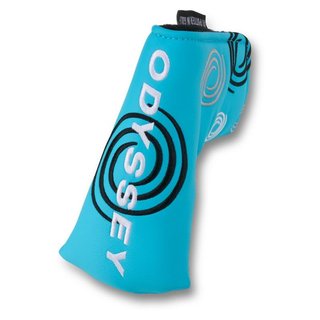 Odyssey Tour Swirl Blade putter headcover, bleu