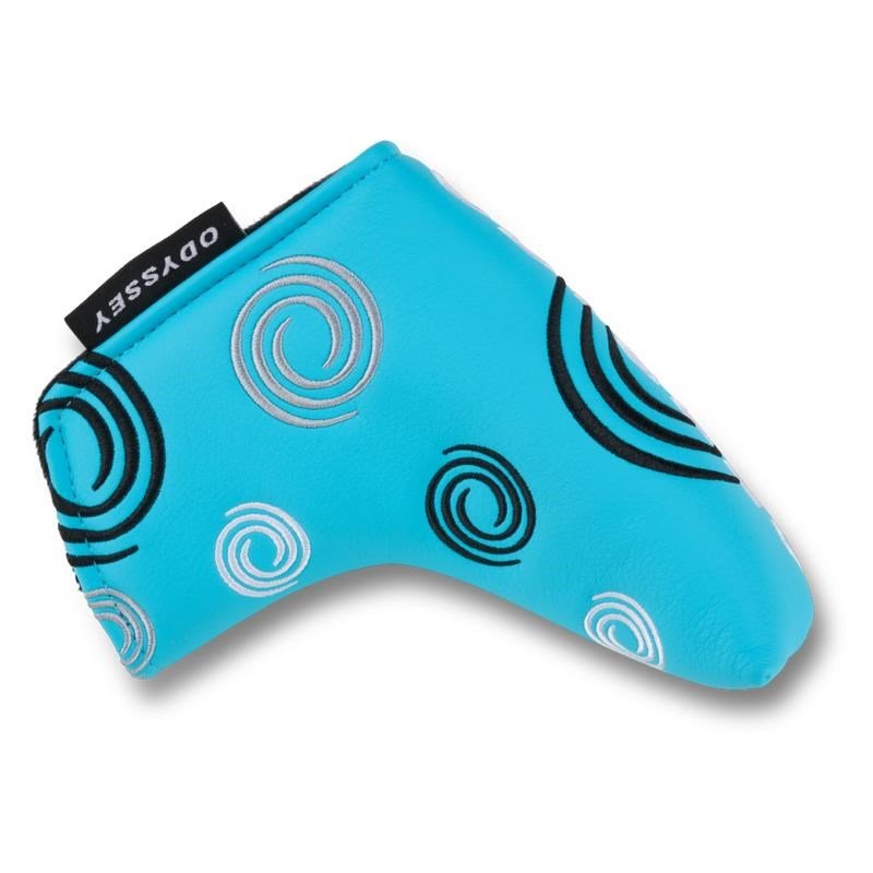 Odyssey Tour Swirl Blade putter headcover, bleu