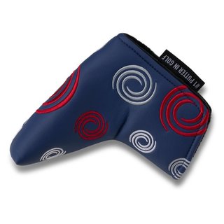 Odyssey Tour Swirl Blade putter headcover, navy