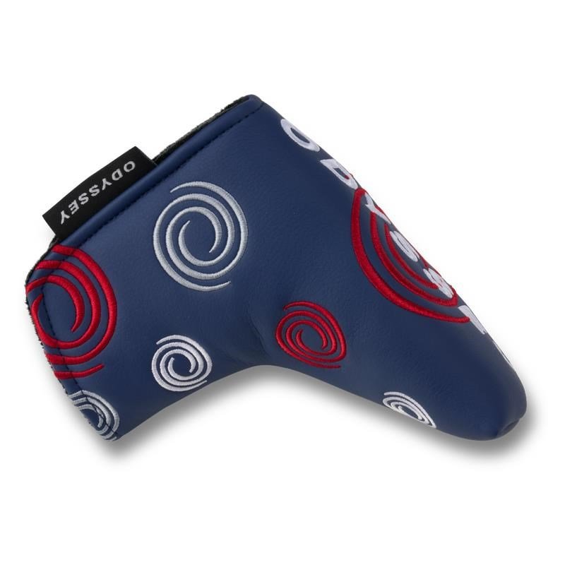 Odyssey Tour Swirl Blade putter headcover, navy