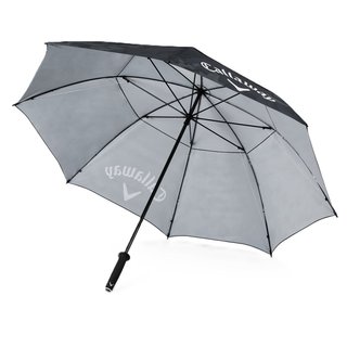 Callaway Double Canopy 64" Shield parapluie, noir/gris