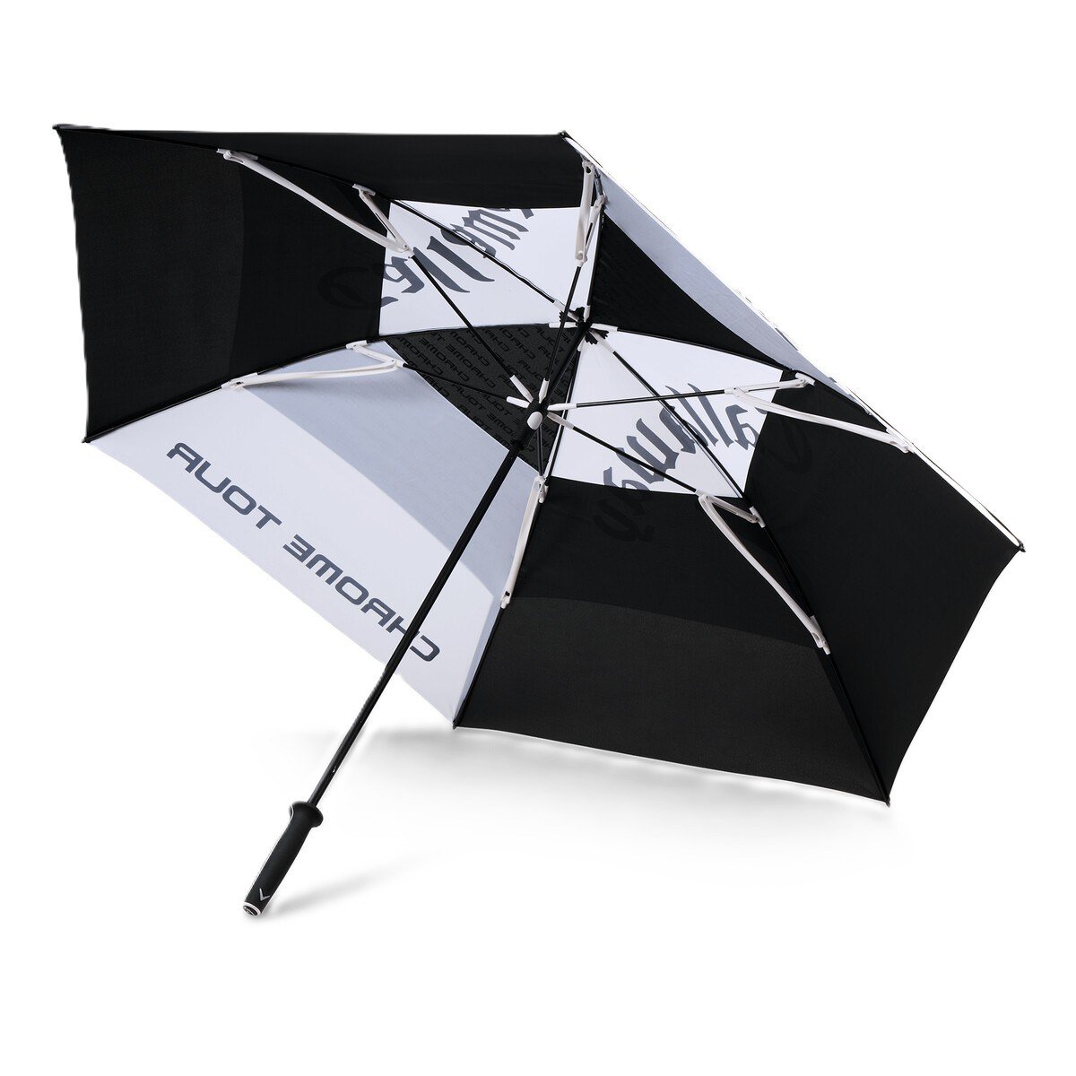 Callaway Golf Tour Authentic Double Canopy Parapluie 68" noir/blanc