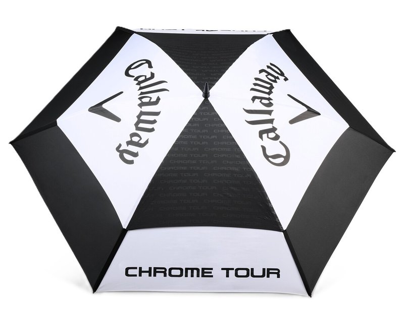 Callaway Golf Tour Authentic Double Canopy Parapluie 68" noir/blanc