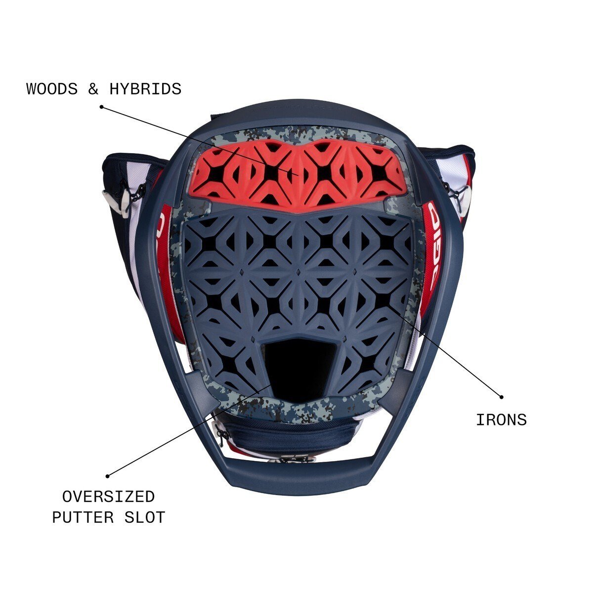 Ogio All Elements Silencer cart bag, noir