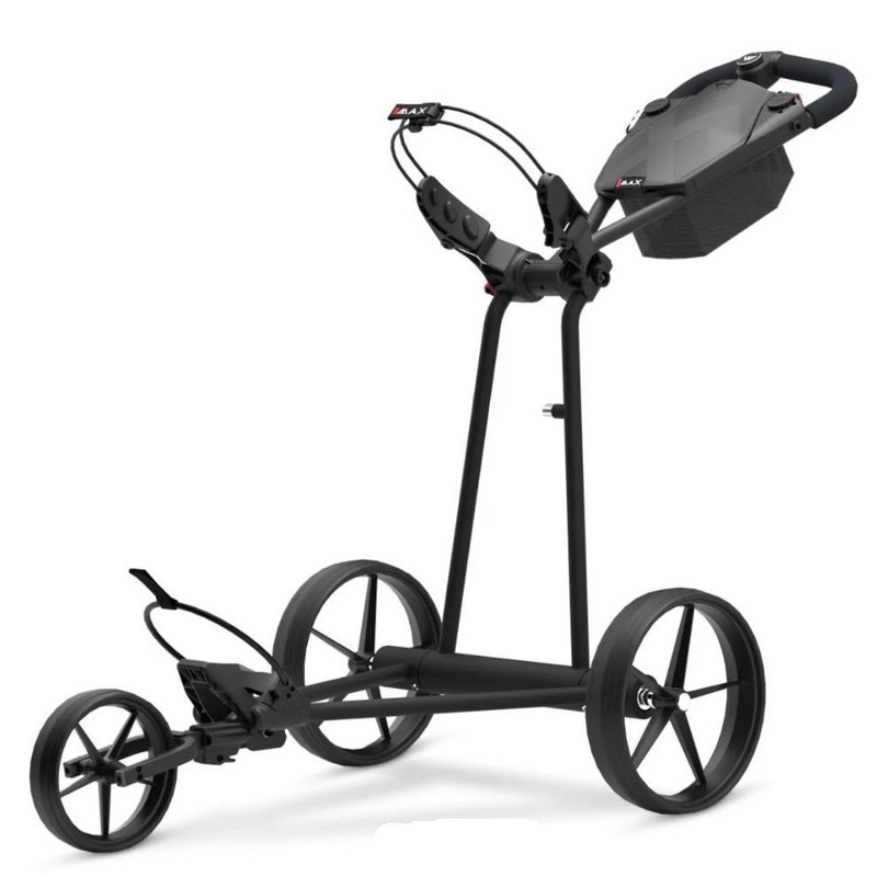 Big Max e-TI 3 chariot électrique, noir (batterie et chargeur inclus)