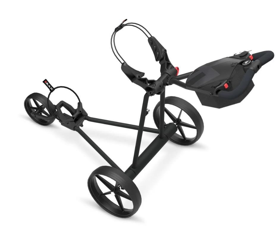 Big Max e-TI 3 chariot électrique, noir (batterie et chargeur inclus)