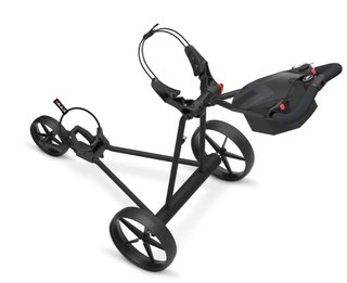 Big Max e-TI 3 chariot électrique, noir (batterie et chargeur inclus)