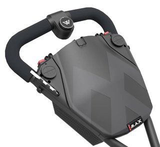 Big Max e-TI 3 chariot électrique, noir (batterie et chargeur inclus)