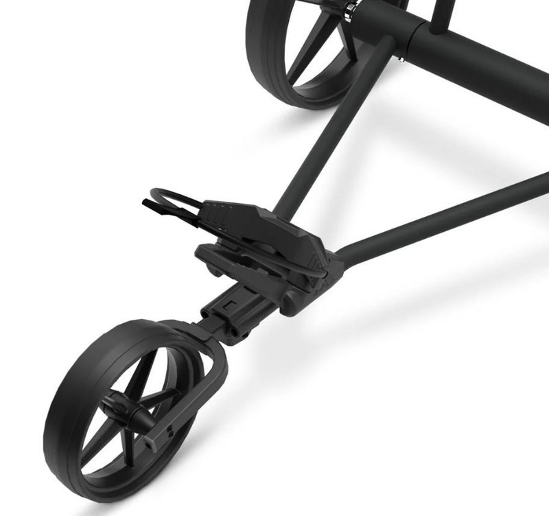 Big Max e-TI 3 chariot électrique, noir (batterie et chargeur inclus)