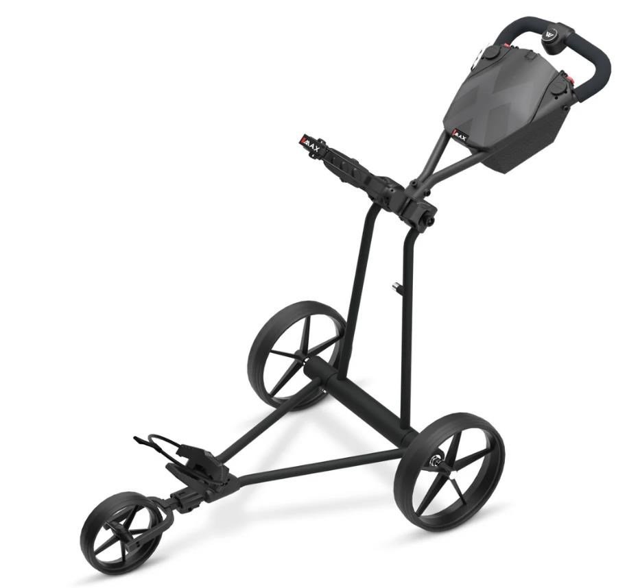 Big Max e-TI 3 chariot électrique, noir (batterie et chargeur inclus)