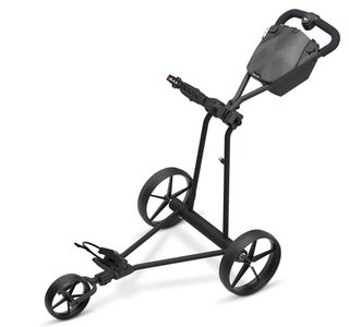 Big Max e-TI 3 chariot électrique, noir (batterie et chargeur inclus)