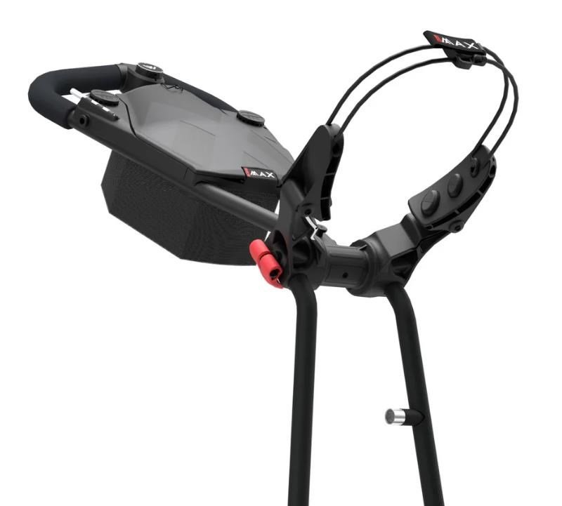 Big Max e-TI 3 chariot électrique, noir (batterie et chargeur inclus)