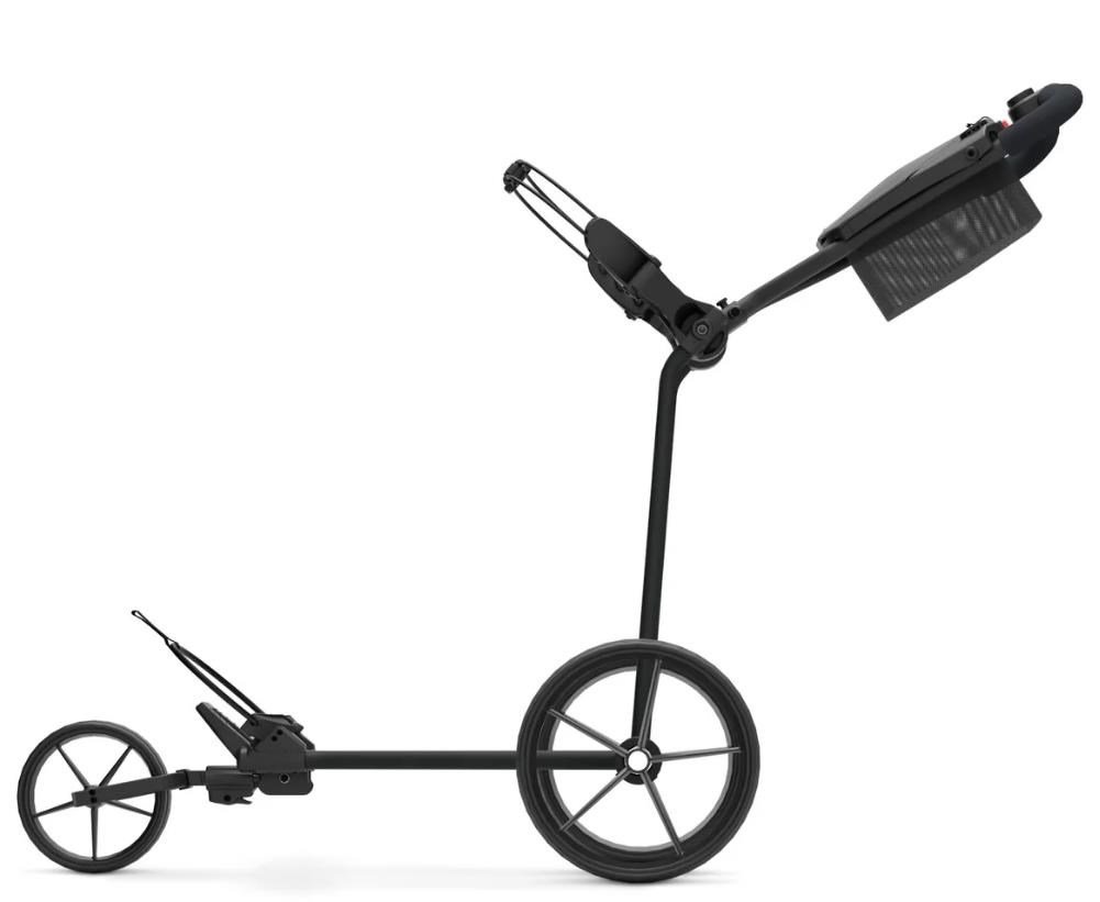 Big Max e-TI 3 chariot électrique, noir (batterie et chargeur inclus)