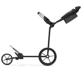Big Max e-TI 3 chariot électrique, noir (batterie et chargeur inclus)