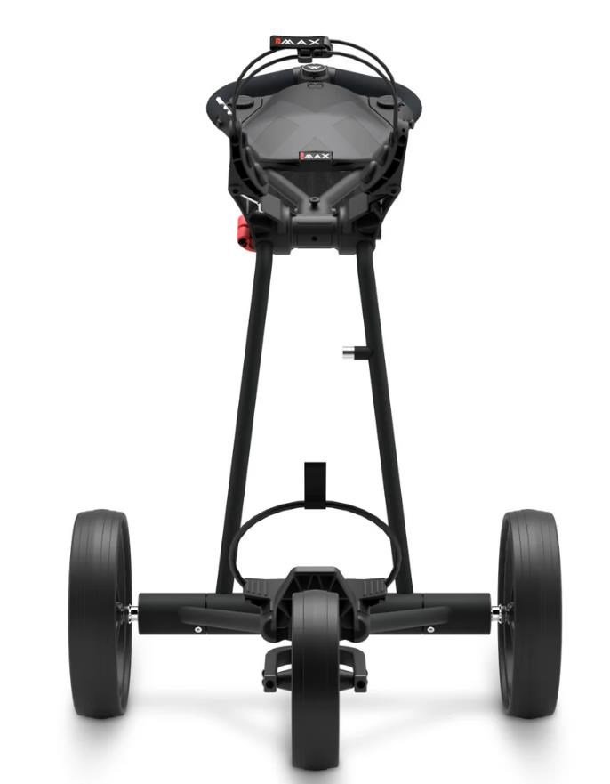 Big Max e-TI 3 chariot électrique, noir (batterie et chargeur inclus)
