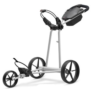 Big Max e-TI 3 chariot électrique de golf, gris (batterie et chargeur inclus)