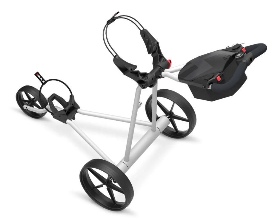 Big Max e-TI 3 chariot électrique de golf, gris (batterie et chargeur inclus)