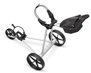 Big Max e-TI 3 chariot électrique de golf, gris (batterie et chargeur inclus)