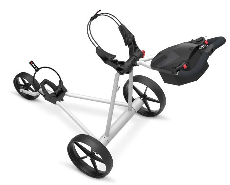 Big Max e-TI 3 chariot électrique de golf, gris (batterie et chargeur inclus)