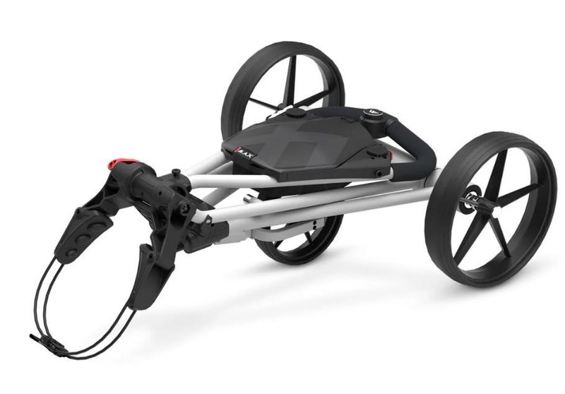 Big Max e-TI 3 chariot électrique de golf, gris (batterie et chargeur inclus)