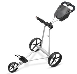 Big Max e-TI 3 chariot électrique de golf, gris (batterie et chargeur inclus)