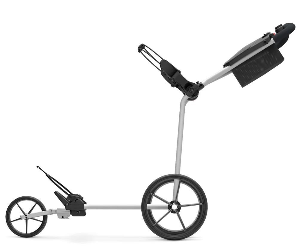 Big Max e-TI 3 chariot électrique de golf, gris (batterie et chargeur inclus)