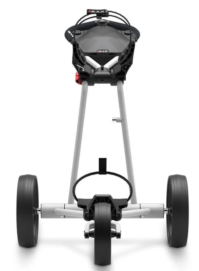 Big Max e-TI 3 chariot électrique de golf, gris (batterie et chargeur inclus)