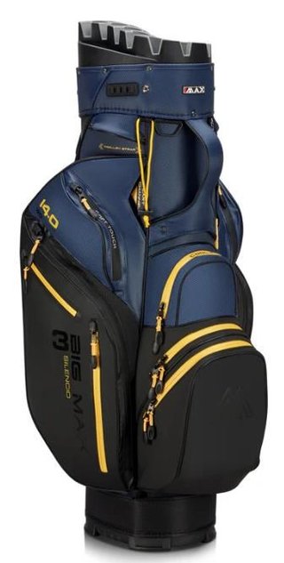 Big Max Dri Lite Silencio 3 Organizer cart bag, black/navy/corn