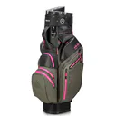 Big Max Dri Lite Silencio 3 Organizer cart bag, charcoal/black/fuchsia