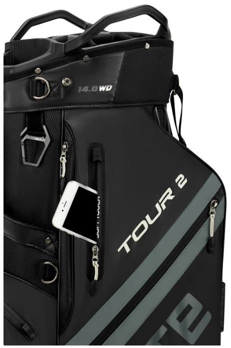 Big Max Dri Lite Tour 2 cart bag, noir/charbon