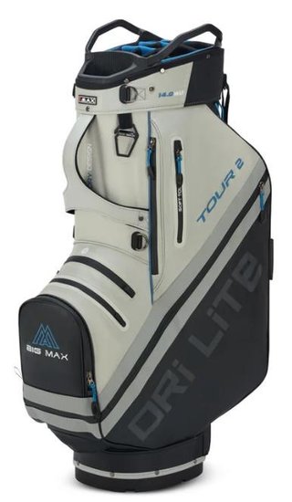 Big Max Dri Lite Tour 2 cart bag, noir/blanc cassé/bleu