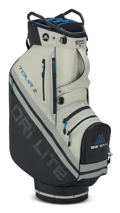 Big Max Dri Lite Tour 2 cart bag, noir/blanc cassé/bleu