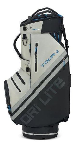 Big Max Dri Lite Tour 2 cart bag, noir/blanc cassé/bleu